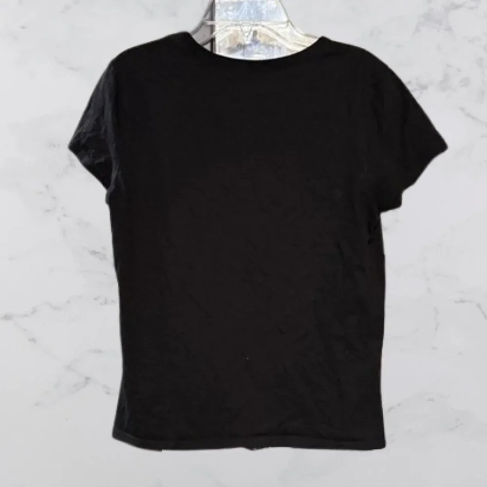 Black Disco Forever Skeleton T-Shirt Size M - Picture 2 of 4